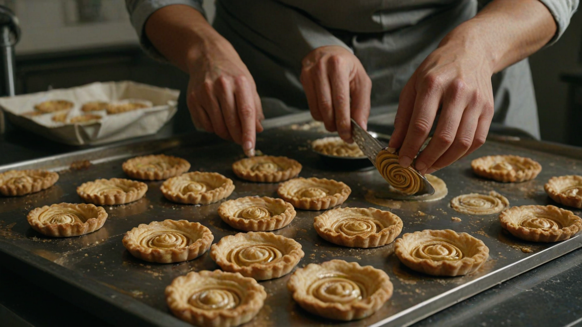 Authentic Portuguese Pastéis de Nata: Spiral Laminated Crust, 290°C Blast Furnace Baking & Torched Custard - Preparation & Craft