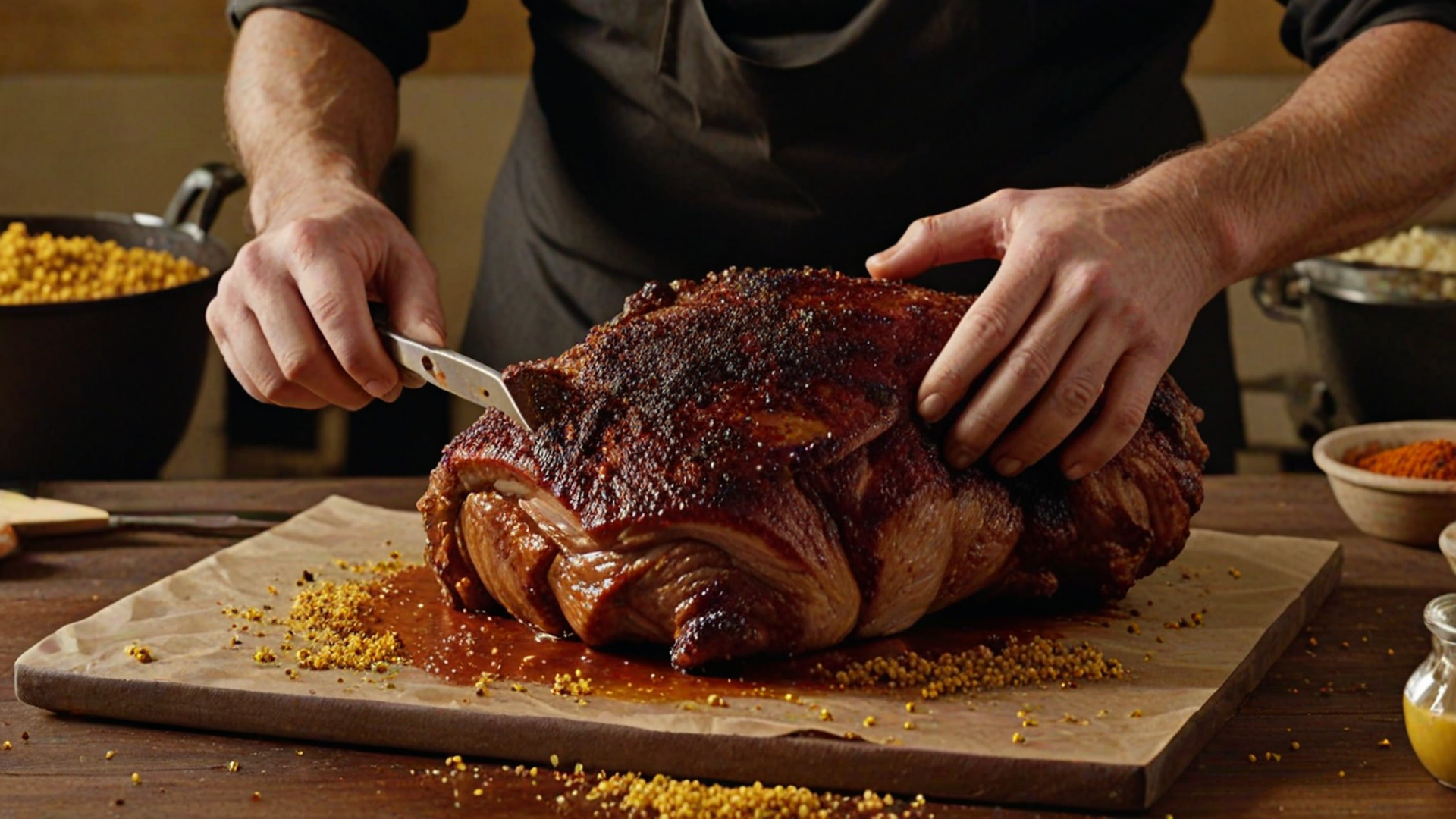 Classic Southern Smoked Pulled Pork: Bark Polymerization, The Collagen Stall & Carolina Vinegar Mop - Preparation & Craft