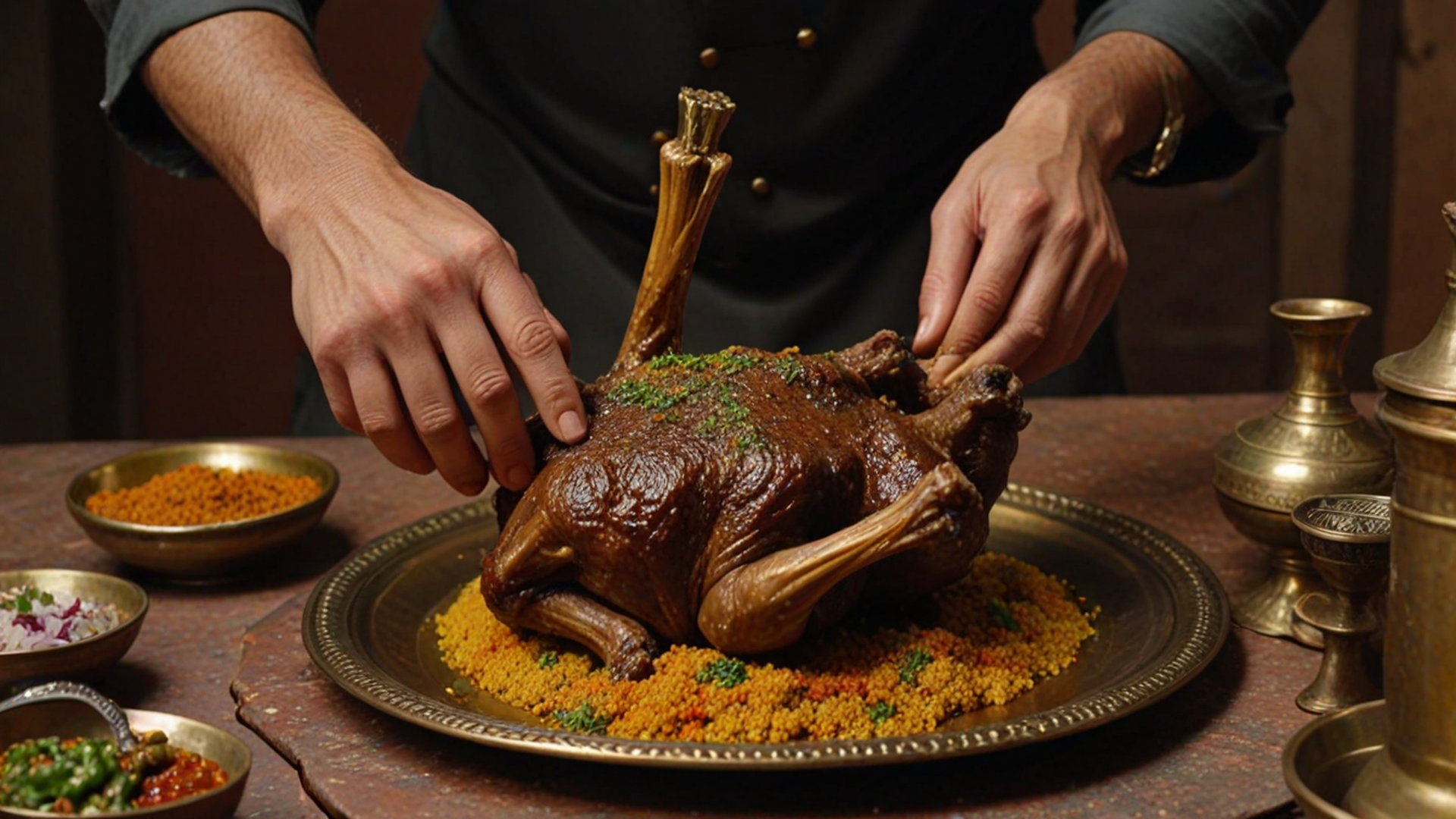 Authentic Moroccan Lamb Tagine: Conical Clay Condensation Hydrodynamics, Saffron-Ginger Braise & Honey Prunes - Preparation & Craft